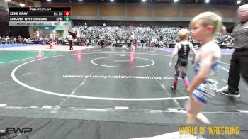 49 lbs Consolation - Zeke Gray, MilLard South Wrestling Club vs Lincoln Whittenburg, Ceres Pups Wrestling Club