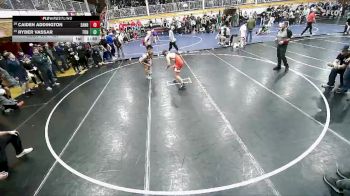 157 lbs Cons. Round 3 - Ryder Vassar, Tonasket vs Caiden Addington, Sandpoint
