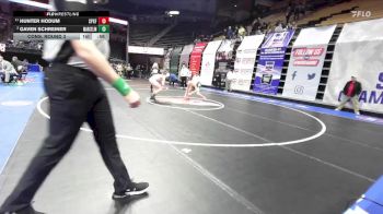 113 Class 1 lbs Cons. Round 3 - Gaven Schreiner, Marceline vs Hunter Hodum, St. Pius X (Festus)