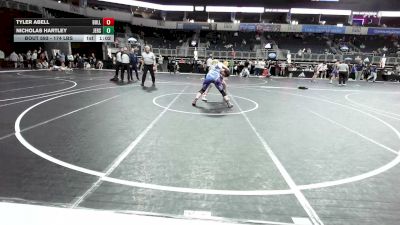 174 lbs Final - Tyler Abell, BullTrained vs Nicholas Hartley, Jerseyville Community HS