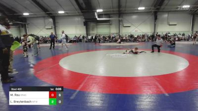 50 lbs Rr Rnd 1 - Myla Rau, Dragons Junior Wrestling Club vs Lawson Breytenbach, West Forsyth