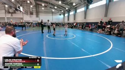 58 lbs Champ. Round 1 - Leilan Stratton, West Amarillo Wrestling Club vs Hunter Martens, Brazoria County Wrestling