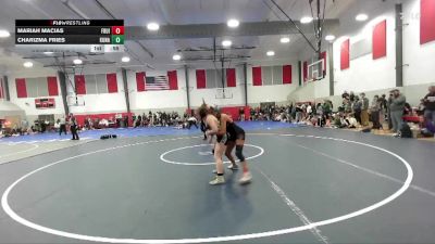 120 lbs Cons. Round 3 - Mariah Macias, Fruitland vs Charizma Fries, Kuna