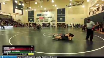 138 lbs Champ. Round 1 - Trapper Jacobson, Burlington vs Jacob Bacon, Ellensburg
