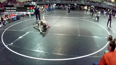 101 lbs Quarterfinal - Sofia Vetter, Norfolk Jr Wrestling vs Katie Grimm, Crawford Jr. Wrestling