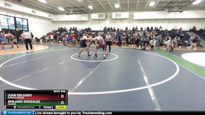 285 lbs Cons. Round 3 - Juan Delgado, Rancho Mirage vs Emiliano Gonzalez, Sonora