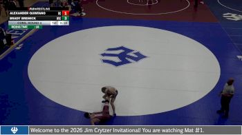 165 lbs Cons. Round 4 - Alexander Quintano, Roanoke College vs Brady Brewick, Wisconsin Eu Claire