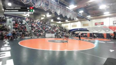 145 lbs Champ. Round 2 - Annalese Arroyo, Norco vs Giselle Navarro, North Torrance