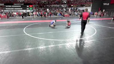 85 lbs Cons. Round 3 - Margaret Robinson, Lodi Wrestling Club vs Alyssa Jorgenson, Iowa-Grant Wrestling Club