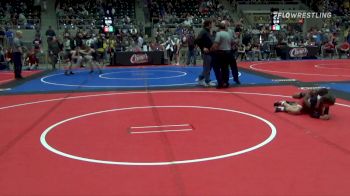 67 lbs Round Of 16 - Bishop Louie, Pin-King All Stars vs Caitlyn Staggers, Skiatook Wrestling Club