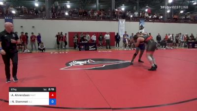 97 kg Consolation - Adam Ahrendsen, Panther Wrestling Club RTC vs Nick Stemmet, Illinois