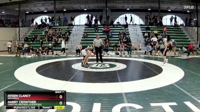 113 lbs Champ. Round 1 - Ayden Clancy, Don Bosco vs Harry Crowther, Christian Brothers Academy(NJ)