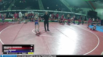106 lbs Placement (16 Team) - Brandon Henderson, Oregon 2 vs Evan Provost, Oregon 1
