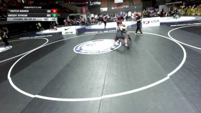 155 lbs Champ. Rd Of 16 - Brody Bynum, Hughson Wrestling Club vs Dutch Banks, Legacy Wrestling Center