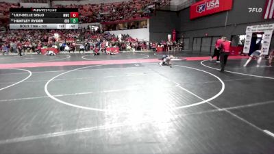 105 lbs Quarterfinal - Lily-Belle Sislo, Marinette Wrestling Club vs Huntley Ryder, GET Blue Demons