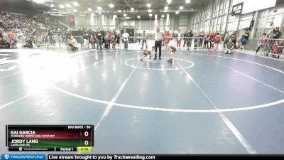 53 lbs Champ. Round 1 - Kai Garcia, Punisher Wrestling Company vs Jordy Lang, Lakeland WC