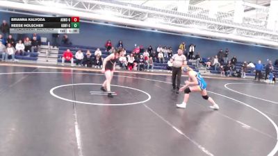140 lbs Placement Matches - Reese Holscher, Kearney vs Brianna Kalvoda, Adams Central