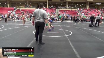 145 lbs Round 5 (6 Team) - Isabella Wenzel, Greater Heights vs Devin Seward, Queens Of Mayhem