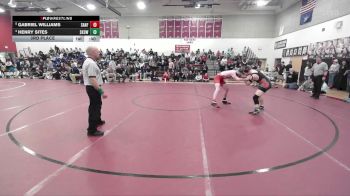 165 lbs 3rd Place - Gabriel Williams, Sanford vs Henry Sites, Skowhegan