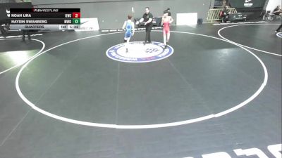 All Cadet Boys Freestyle Lower - 88 lbs Quarters - Noah Lira, Inland Elite Wrestling Club vs Haydin Swanberg, Mesa Verde High School Wrestling