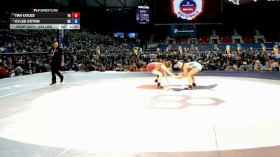 100 lbs Quarters - Timi Coles, Pennsylvania vs Kylee Ooton, Oklahoma