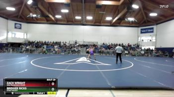 125 lbs Quarterfinal - Zach Wright, San Francisco State vs Bridger Ricks, Utah Valley