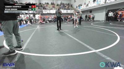 98 lbs Quarterfinal - Camden Cranfield, Viking Wrestling Club vs Rylan Jenkins, Fort Gibson Youth Wrestling