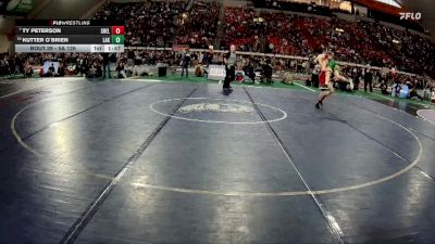 5A 126 lbs Champ. Round 1 - Ty Peterson, Shelley vs Kutter O`Brien, Lakeland