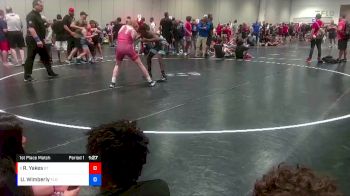 113 lbs 1st Place Match - Reid Yakes, Beebe Trained vs Uy`Kwon Wimberly, Florida