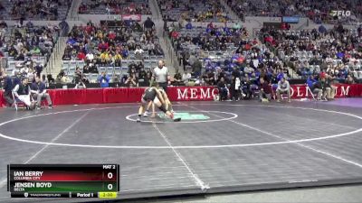 106 lbs Quarterfinal - Jensen Boyd, Delta vs Ian Berry, Columbia City