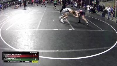 110 lbs Cons. Round 1 - Ezekiel Krajewski, Waverly Wrestling Club vs Colin Lundy, Norfolk Jr Wrestling Club