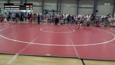 110 lbs Semifinal - Julian Panebianco, Morrisdale vs Xavier Arciliares, Harrisburg