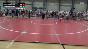 110 lbs Semifinal - Julian Panebianco, Morrisdale vs Xavier Arciliares, Harrisburg