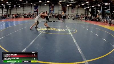 160 lbs Rd# 4- 2:00pm Friday Final Pool - Asher Bacon, POWA vs Douglas McKim, PA Gold