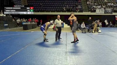 149 lbs Cons. Round 3 - Hudson Andrews, Huntingdon vs Brett Back, University Of Dubuque