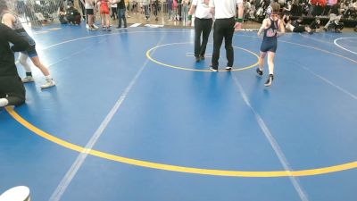 2nd Place - Isabelle Beam, Wolfgang vs Kylie James, Quakertown Youth Wrestling Club