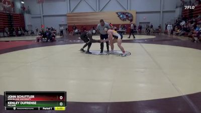 197 lbs Quarterfinal - John Schuttler, Graceland University vs Kenley Dufrense, Millikin