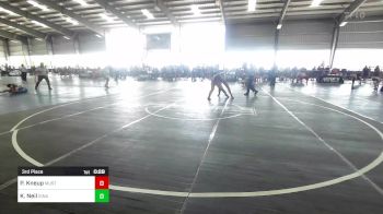 136 lbs 3rd Place - Pearl Kneup, Mustang WC vs Krysten Neil, Ignacio Wrestling Club