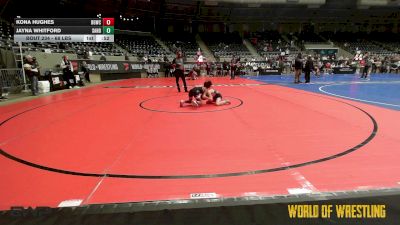 68 lbs Consolation - Kona Hughes, Big Game Wrestling Club vs Jayna Whitford, Sanderson Wrestling Academy