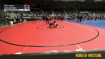 68 lbs Consolation - Kona Hughes, Big Game Wrestling Club vs Jayna Whitford, Sanderson Wrestling Academy