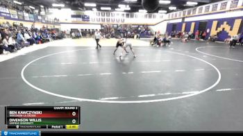 197 lbs Champ. Round 2 - Ben Kawczynski, Wisconsin-La Crosse vs Divenson Willis, Linfield University