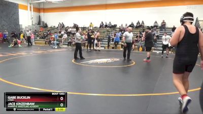 J-14 lbs Round 1 - Jace Kinzenbaw, Hawkeye Wrestling Academy vs Gabe Bucklin, LMWC