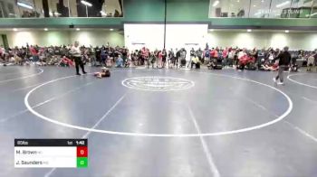 65 lbs Quarterfinal - Mason Brown, NC vs Jacob Saunders, MO