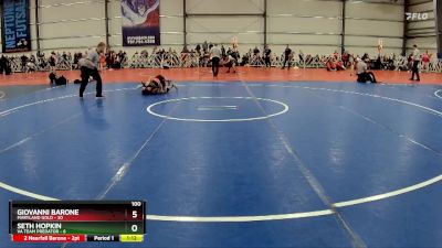 100 lbs Rd# 4- 2:00pm Friday Final Pool - Seth Hopkin, VA Team Predator vs Giovanni Barone, Maryland GOLD