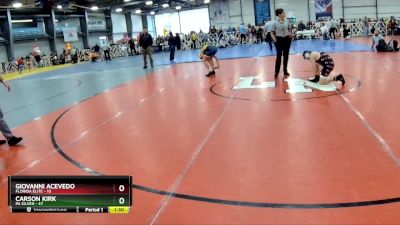 92 lbs Rd# 4- 2:00pm Friday Final Pool - Giovanni Acevedo, Florida Elite vs Carson Kirk, PA Silver