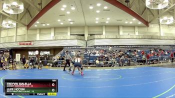 160 lbs Round 1 (6 Team) - Treyvin Gialella, Garrett Wrestling Club vs Luke McCoin, Delta Wrestling Club Inc.