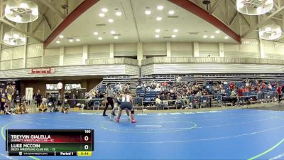 160 lbs Round 1 (6 Team) - Treyvin Gialella, Garrett Wrestling Club vs Luke McCoin, Delta Wrestling Club Inc.