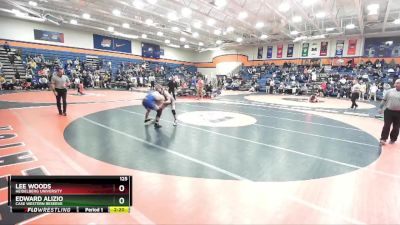 125 lbs Cons. Round 2 - Edward Alizio, Case Western Reserve vs Lee Woods, Heidelberg University