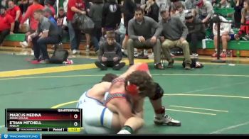 144 lbs Quarterfinal - Marcus Medina, EDISON (Milan) vs Ethan Mitchell, FINDLAY