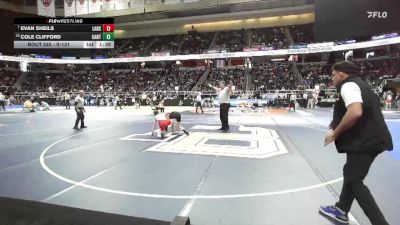 II-131 lbs Champ. Round 2 - Evan Sheils, Lansing vs Cole Clifford, Canton